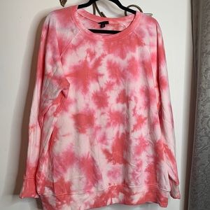 Torrid Tye Dye Pink Sweatshirt. Size 1.